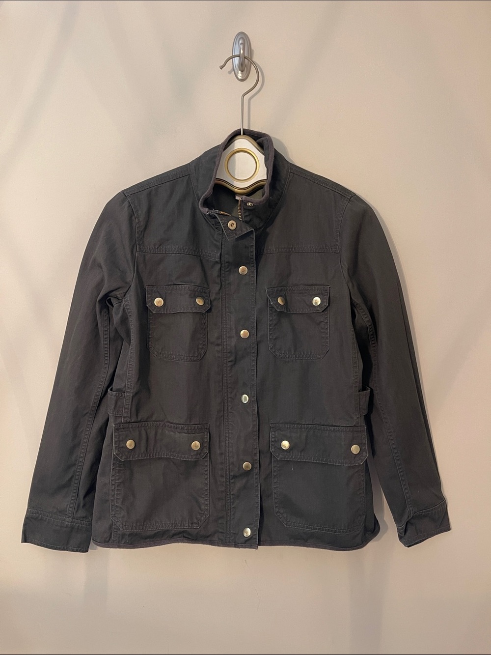 J. Crew Army Green Field Jacket Size Medium